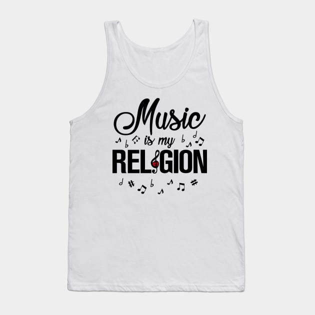 Music is my religion Tank Top by KsuAnn